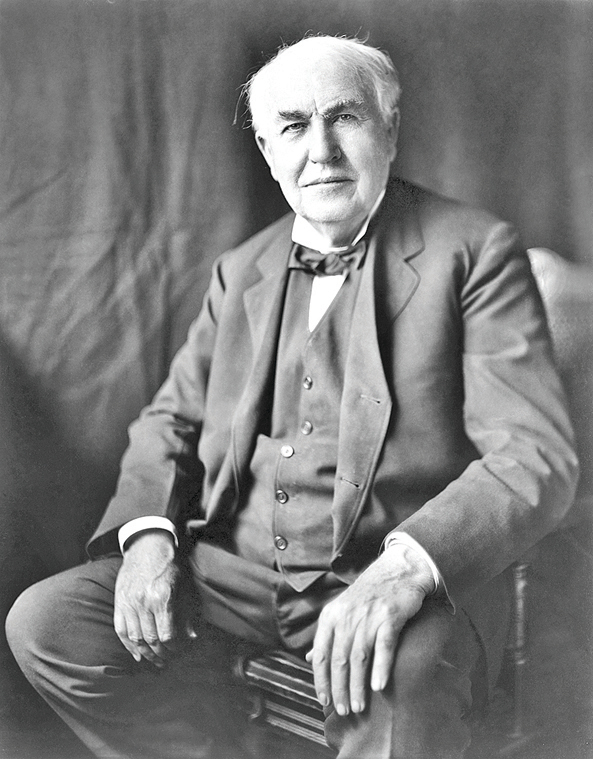 美國發明家湯瑪斯．愛迪生（Thomas Edison）。（維基百科）