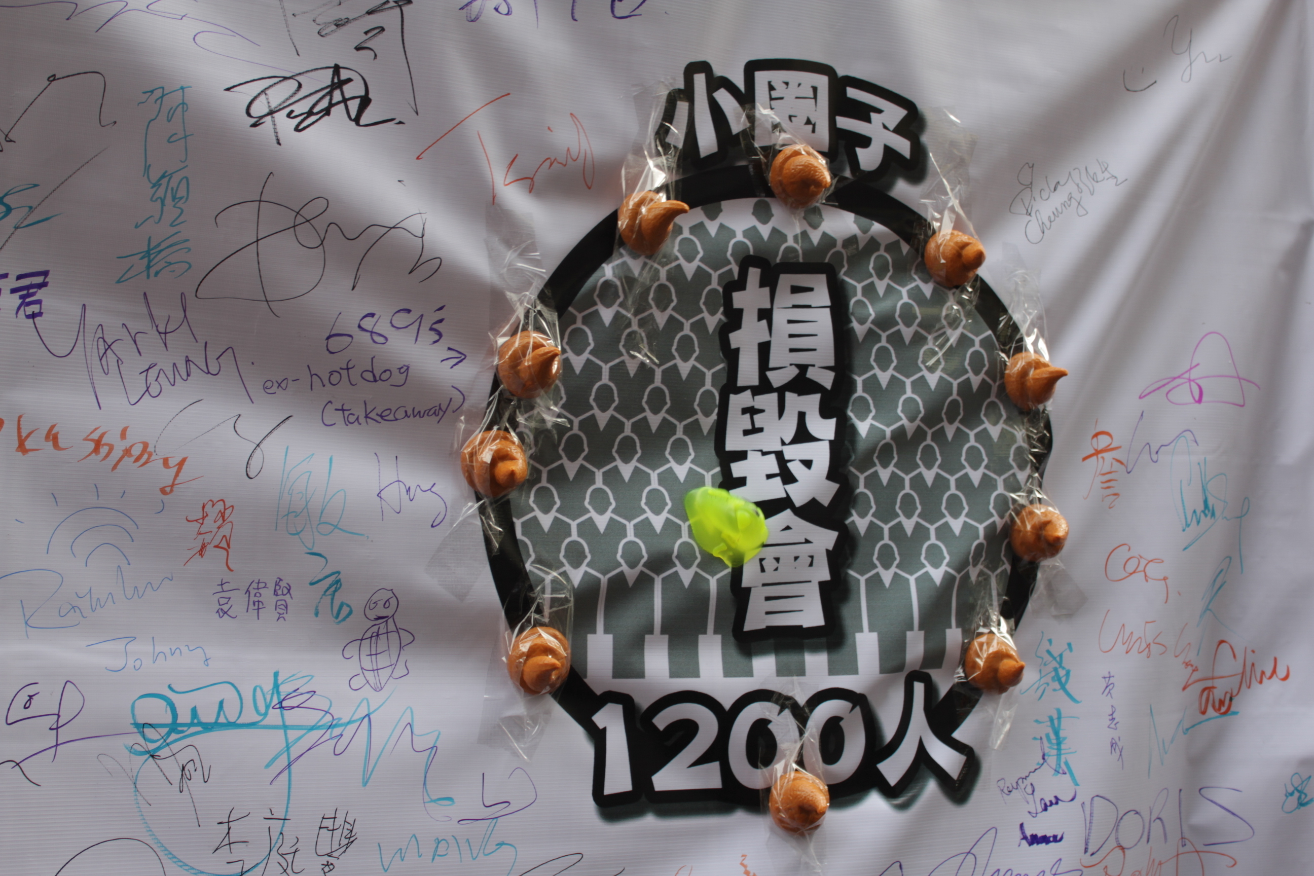 2016年香港七一大遊行，市民用各種方式表達對現政府的小圈子選舉不滿。（李小朗／大紀元）