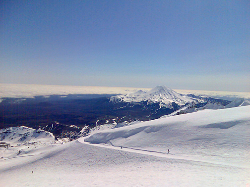 魯阿皮胡山的懷卡帕帕是北島最著名的滑雪勝地。( Department of Conservation/Flickr)
