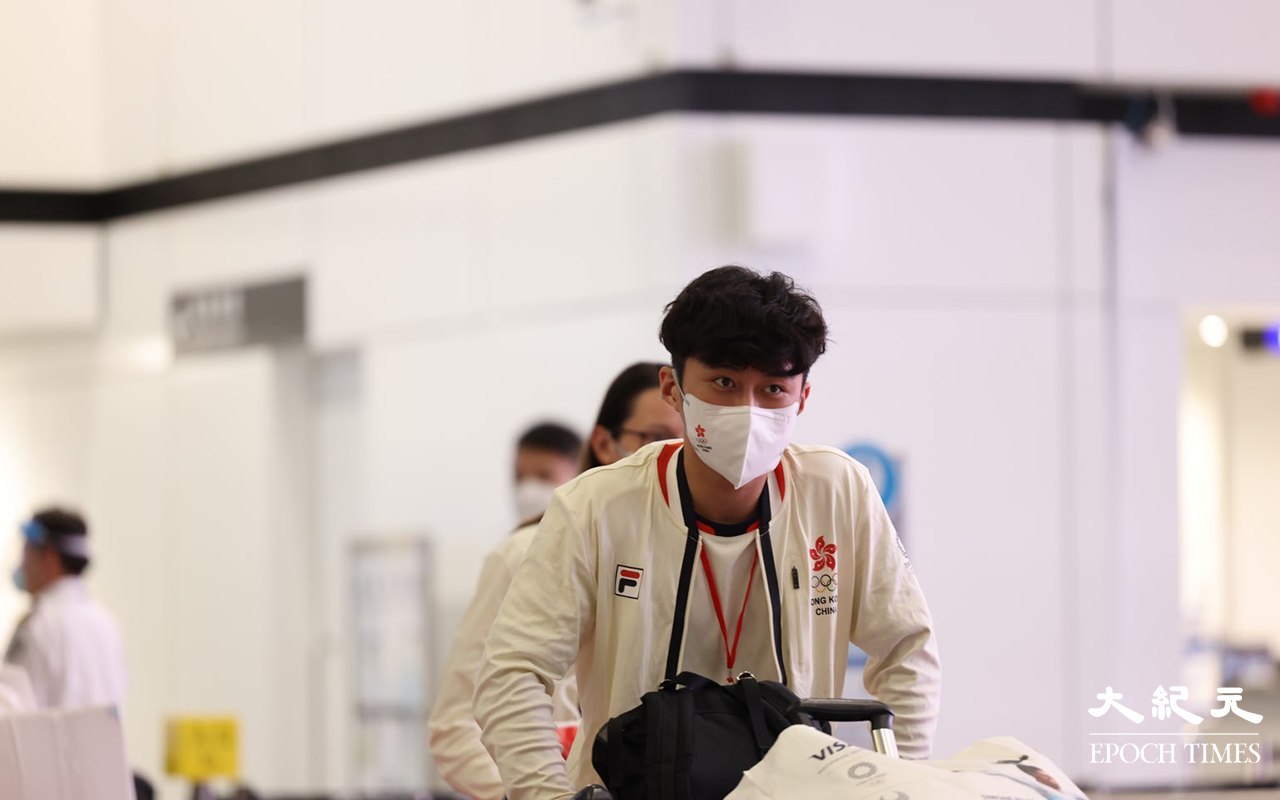 香港男子劍擊運動員吳諾弘。（李辰 / 大紀元）