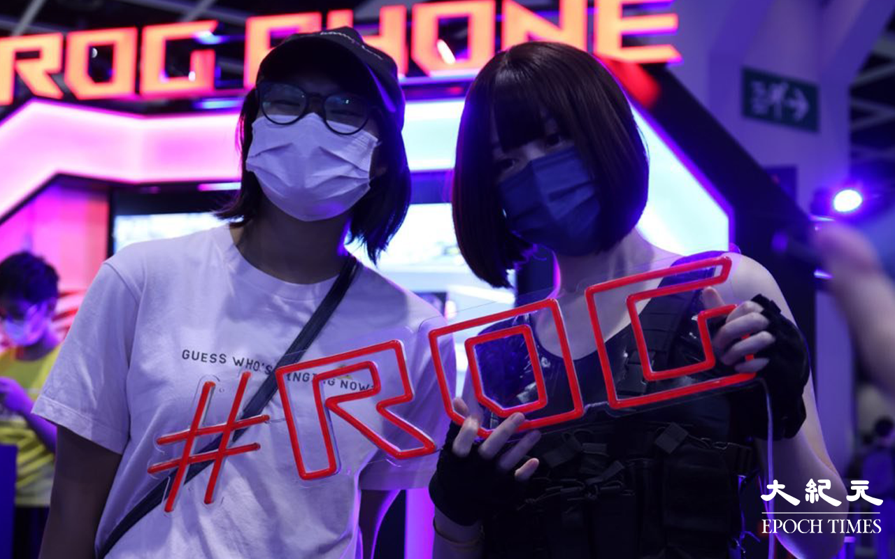 香港電腦節2021，有參展商認為由於疫情關係人流較往年少。（李辰／大紀元）