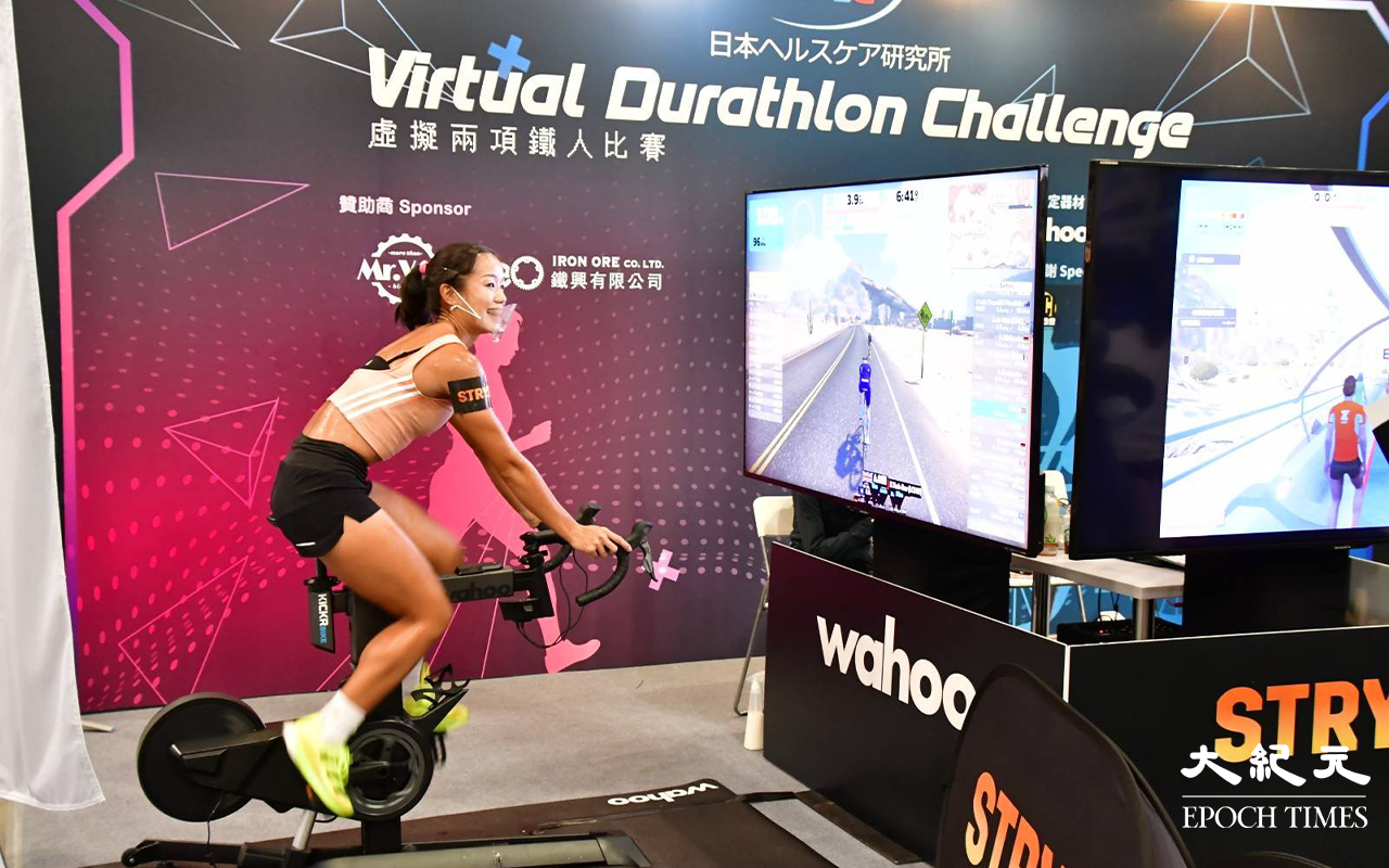 香港電腦節2021，有參展商認為由於疫情關係人流較往年少。（李辰／大紀元）