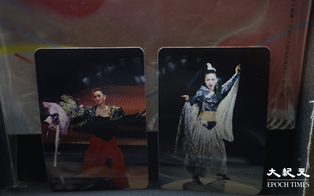 紀念展亦展出了，梅艷芳樂迷多年的珍藏。（Yan／大紀元）