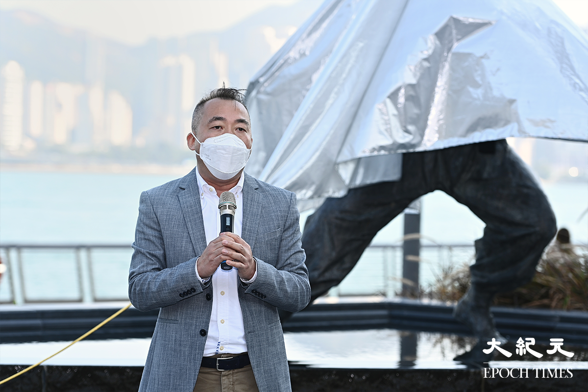 香港李小龍會會長黃耀強。（宋碧龍／大紀元）