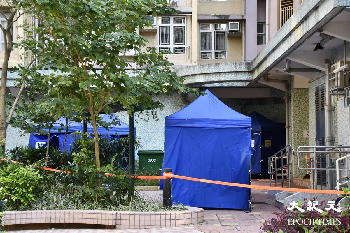 政府下午刊登憲報宣告，將上水清河邨清澤樓指列為受限區域。並要求受檢人士於今晚10時前接受強制檢測，目標在明日下午約1時完成。（麥碧／大紀元）