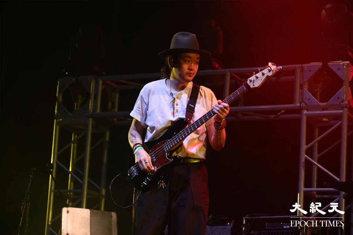 本地年輕搖滾樂隊 Bedroom Party（胡琪／大紀元）