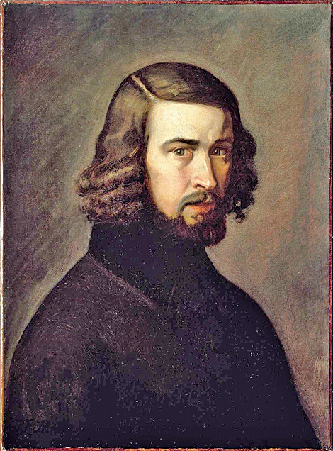 讓-弗朗索瓦‧米勒(Jean-François Millet,1814~1875),《自畫像》(Autoportrait),1841年作,波士頓美術館藏。(Wikimedia Commons)