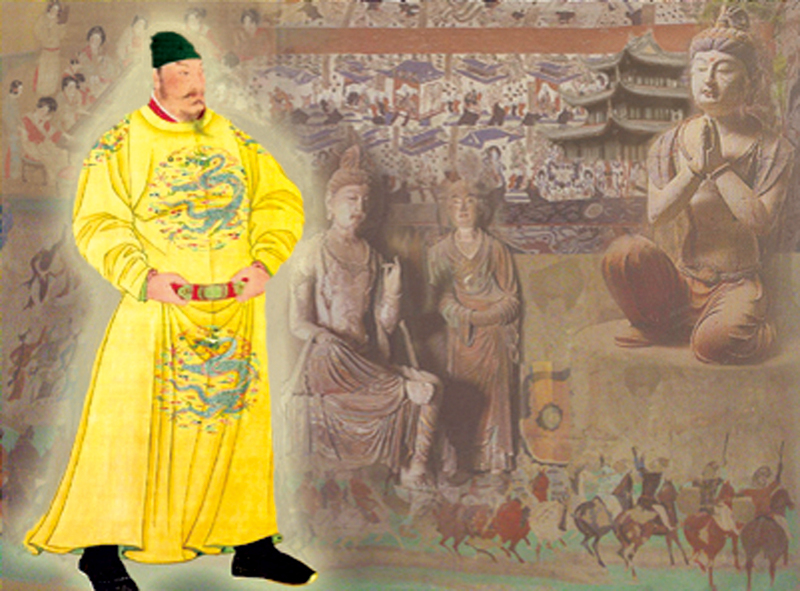 開創「貞觀之治」的唐太宗李世民是中國歷史上最偉大的皇帝之一,他不僅虛心納諫,以德治天下,而且也十分重視子女的教育。(黃又華/大紀元)