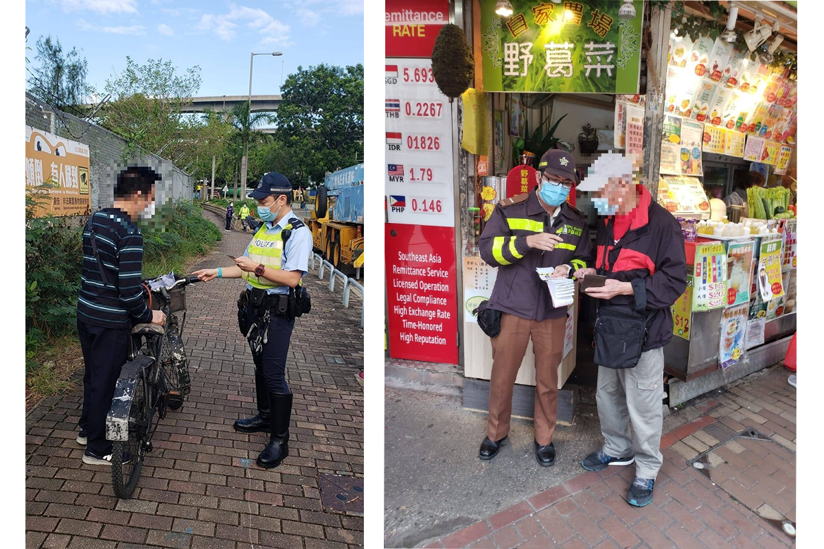西九龍總區交通日嚴厲執法單日發2,898張告票，拖走19部車，向10部車發出車輛檢驗令，發出32張傳票及拘捕一人。（警方提供）