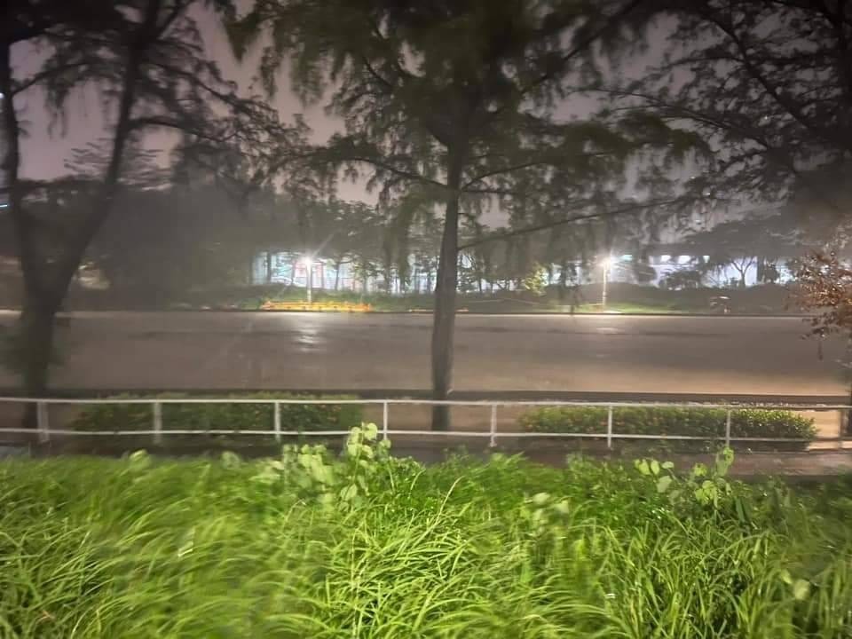 馬路上，多輛汽車被淹浸。（網上圖片）