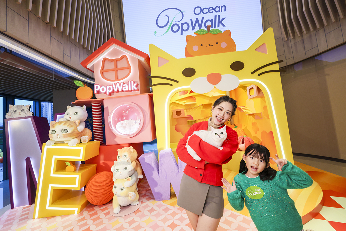 PopWalk天晉滙呈獻「『龍』采飛揚MEOW國度」。（PopWalk天晉滙提供）