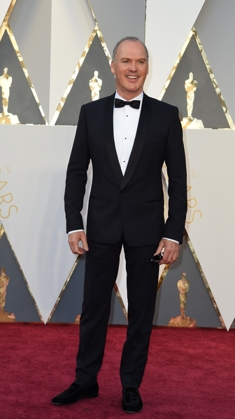《焦點追擊》主演之一米高基頓（Michael Keaton）。（VALERIE MACON/AFP/Getty Images）