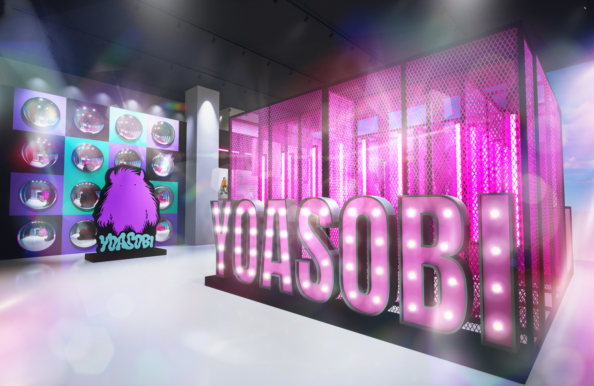 YOASOBI Exhibition「超現實」in Hong Kong，將於2024年12月13日至2025年1月3日在啟德 Airside 展開。（Lustrous Concept）