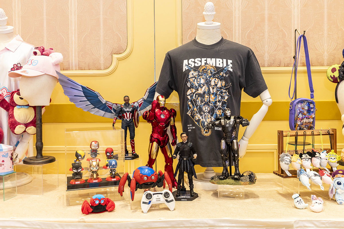 Marvel系列商品。（公關提供）