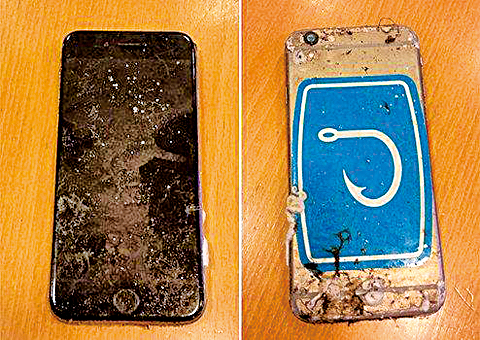 失蹤少年的iPhone手機 (網絡圖片)