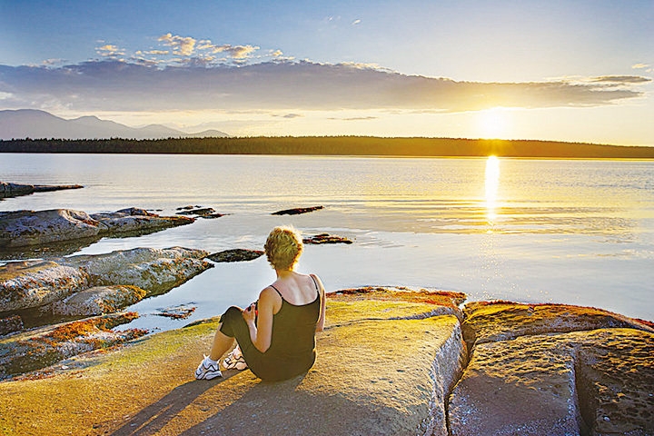 鹽泉島的風光。(Salt Spring Tourism)