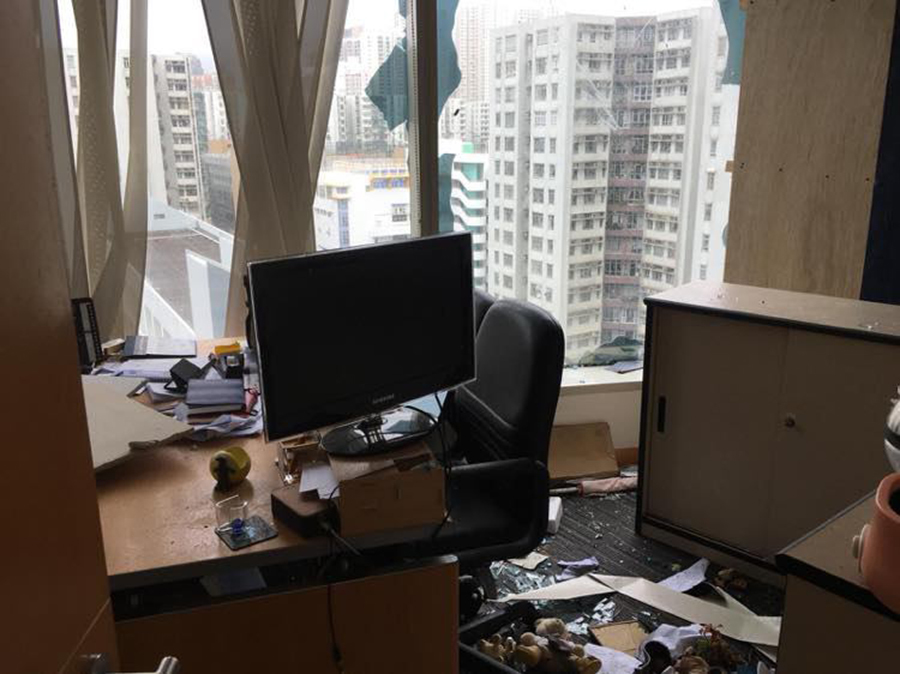紅磡海濱廣場office（讀者提供）